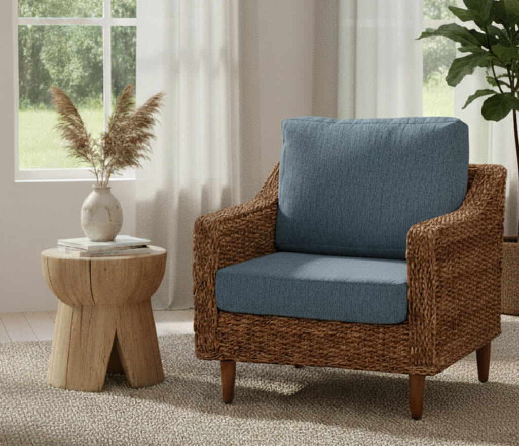 1人掛けソファ アバカ BS(ブルースカイ)