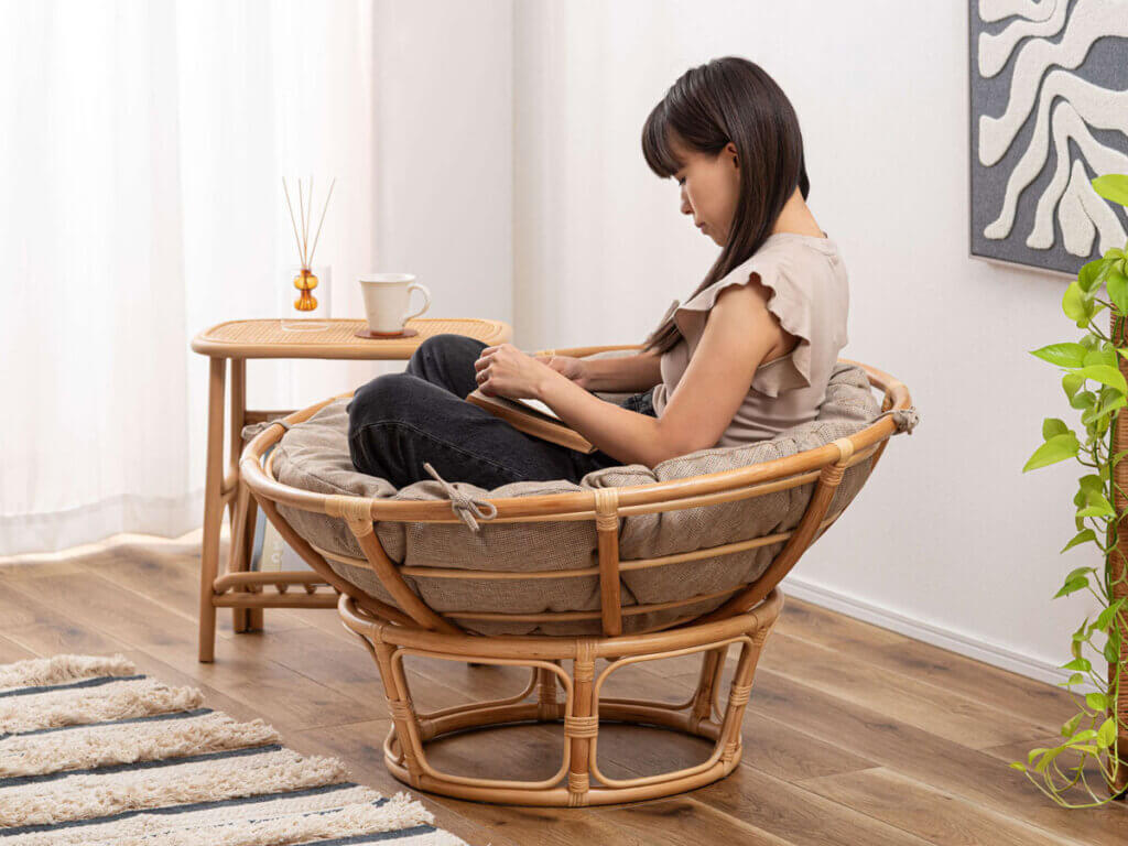 パパサンチェア 読書 利用イメージ